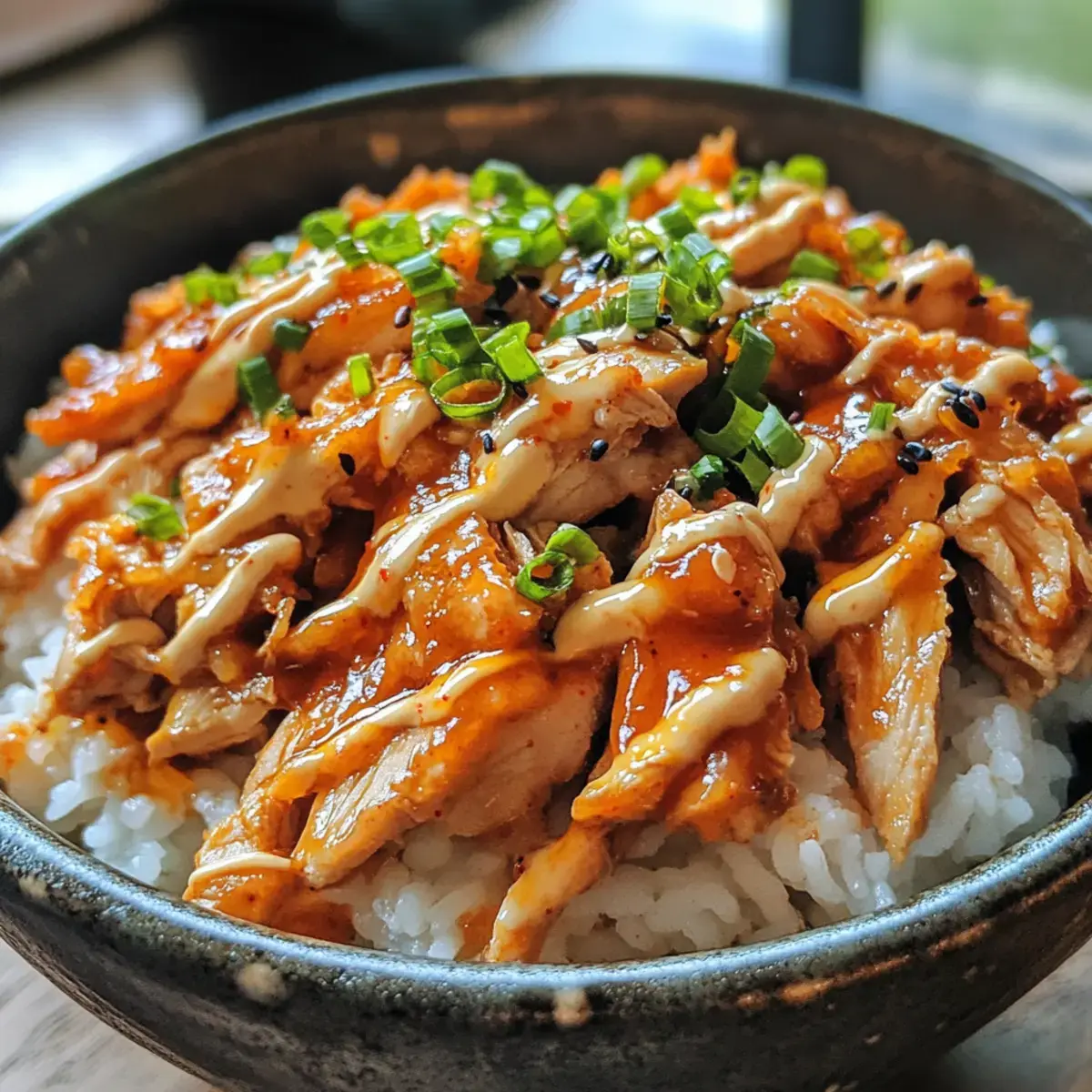 Korean Chicken Rice Bowls
