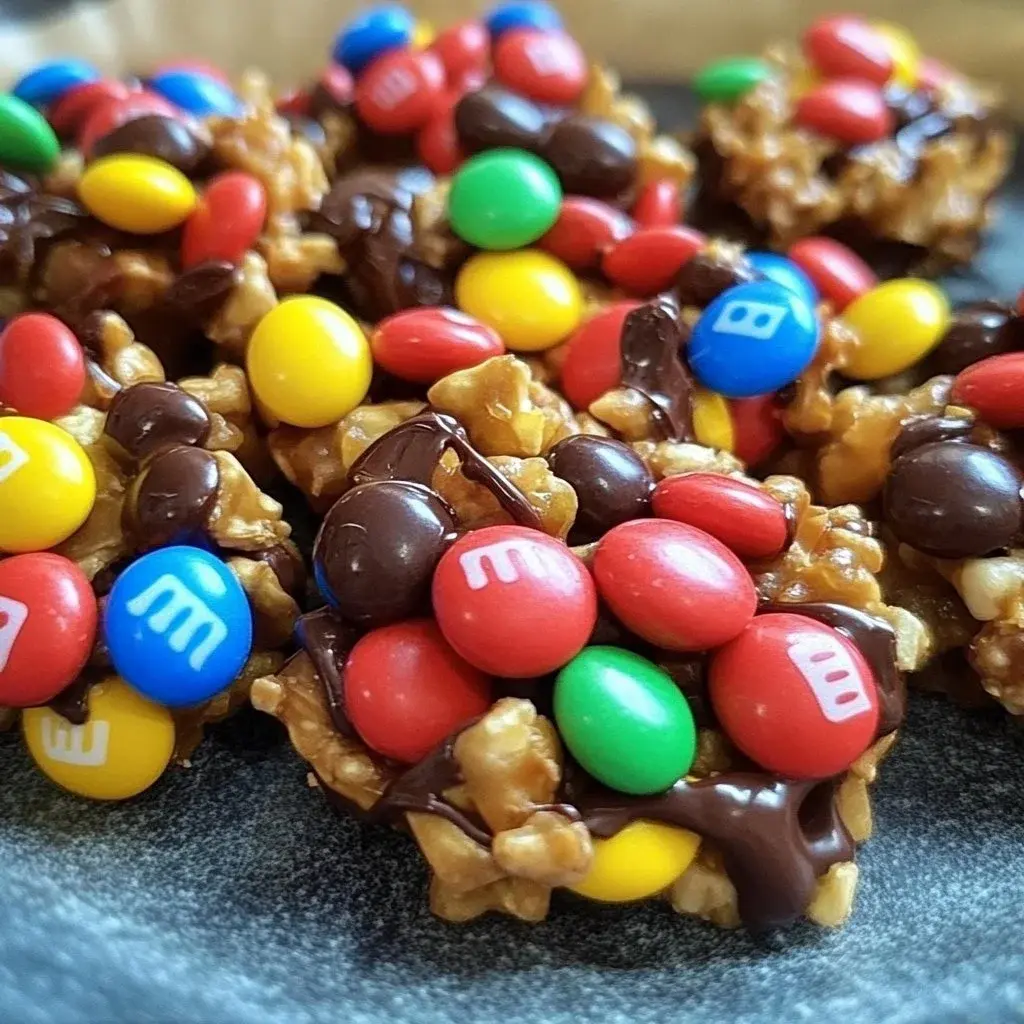 M&M Chocolate Candy Clusters