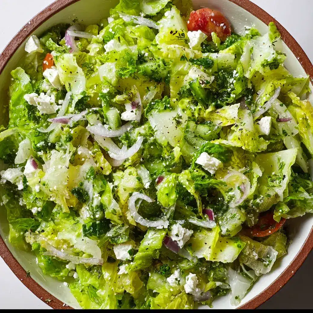 Maroulosalata: Irresistible Greek Lettuce Salad You’ll Crave Instantly!