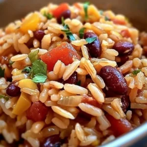 Mediterranean Rice and Beans