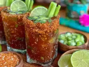 Michelada Cocktail Bar Setup