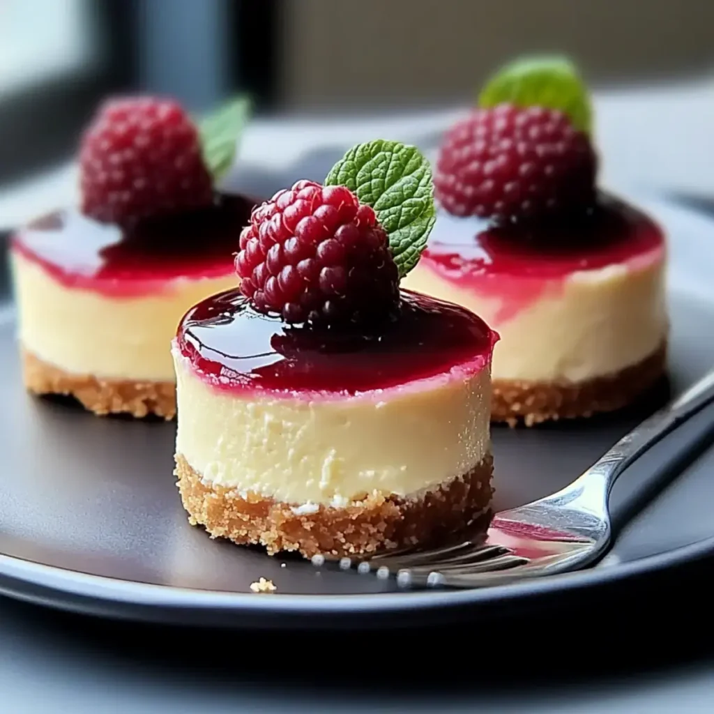 Mini New York Style Cheesecakes