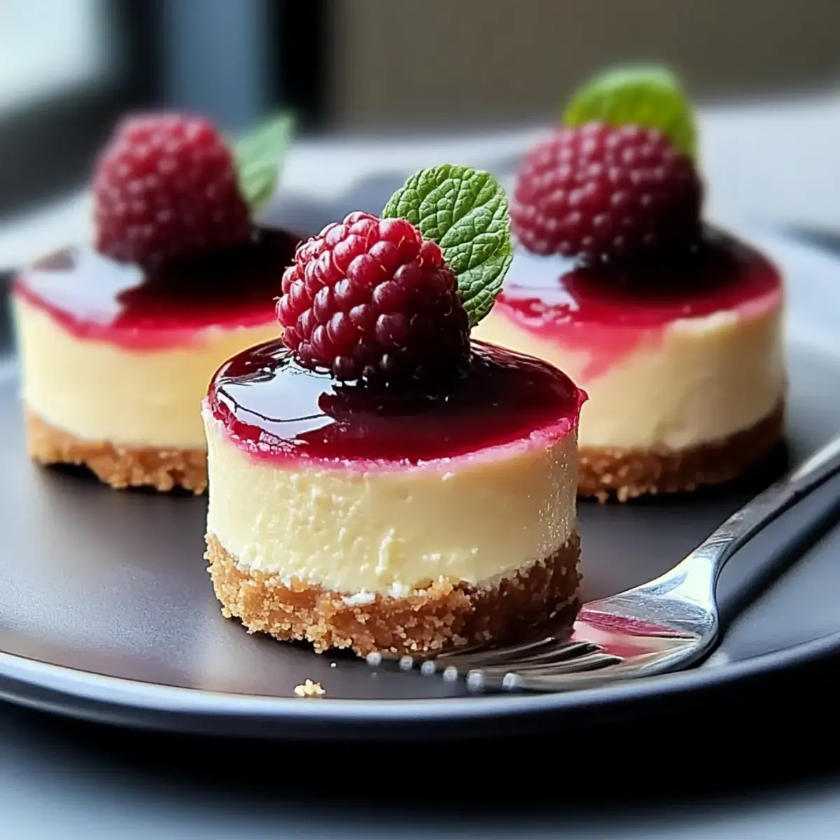 Mini New York Style Cheesecakes
