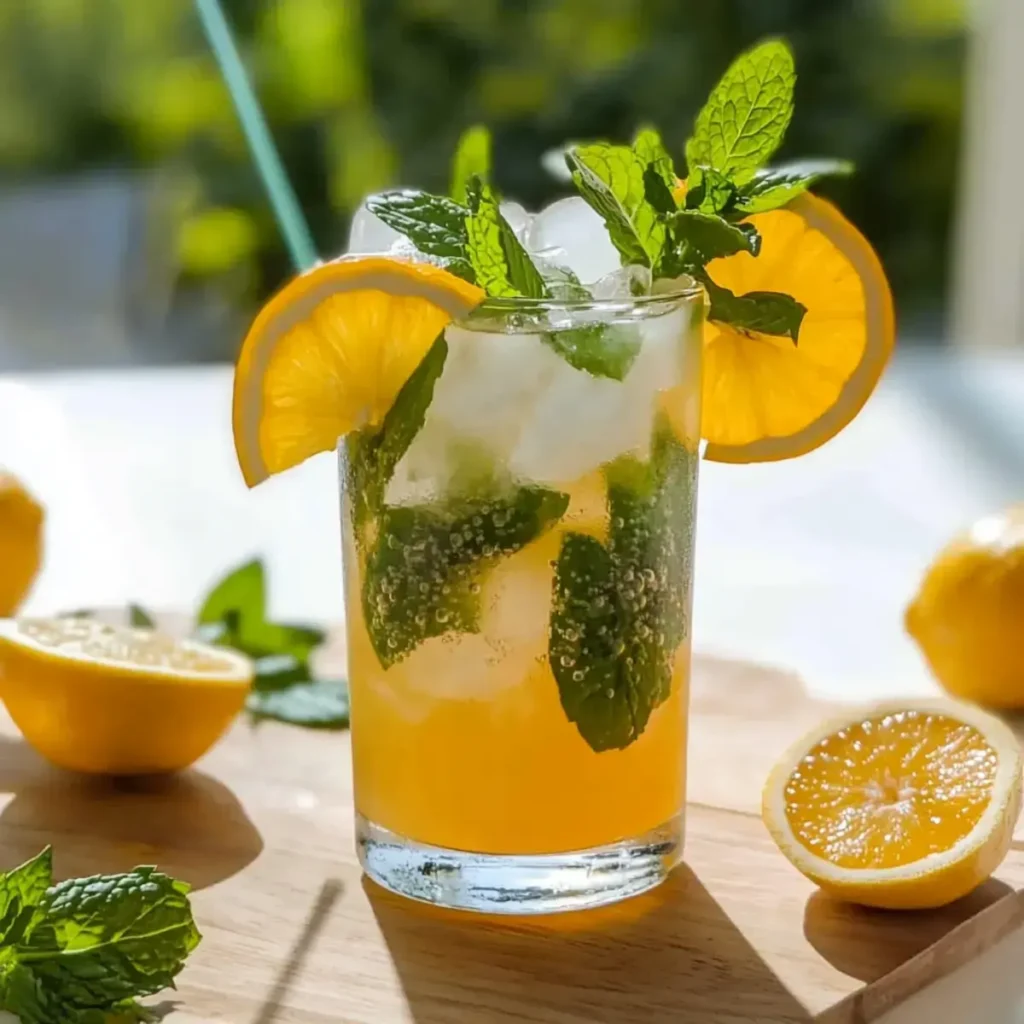 Mint Citrus Cooler Mocktail