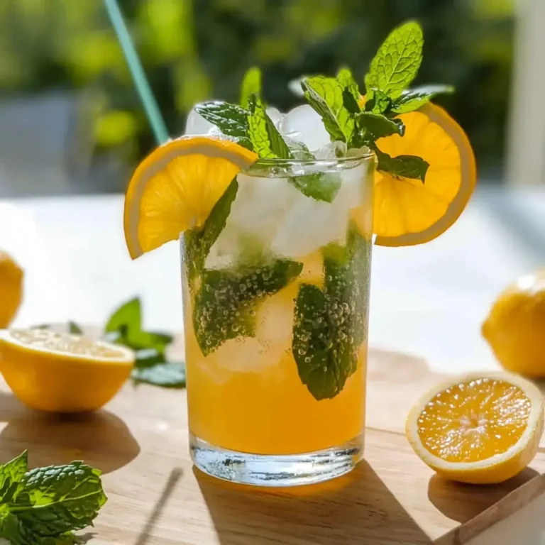 Mint Citrus Cooler Mocktail