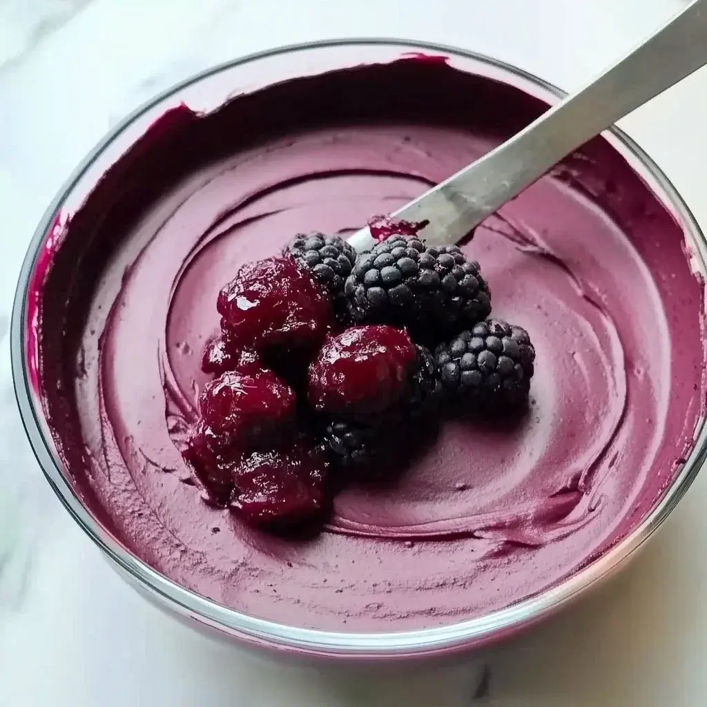 Irresistible Mulberry Mousse Cake Filling