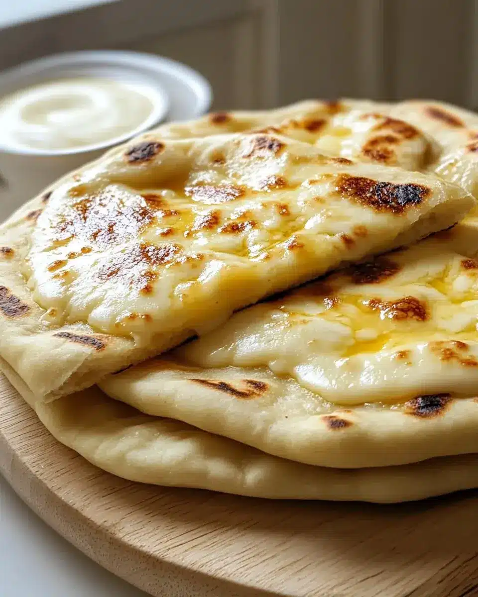 Naans Moelleux au Fromage