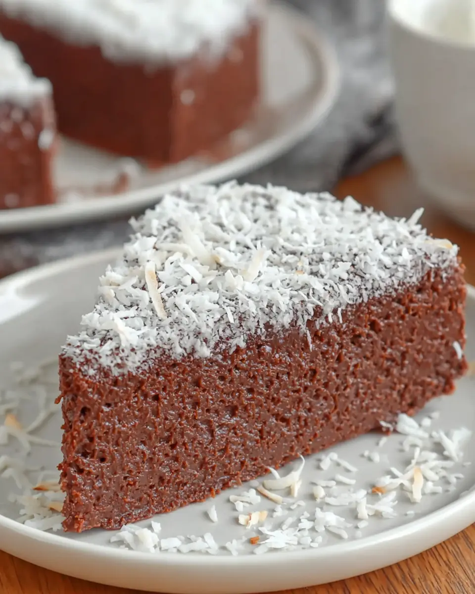 No Bake Coconut Cake