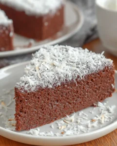 No Bake Coconut Cake