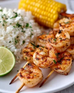 Old Bay Grilled Shrimp Kabobs