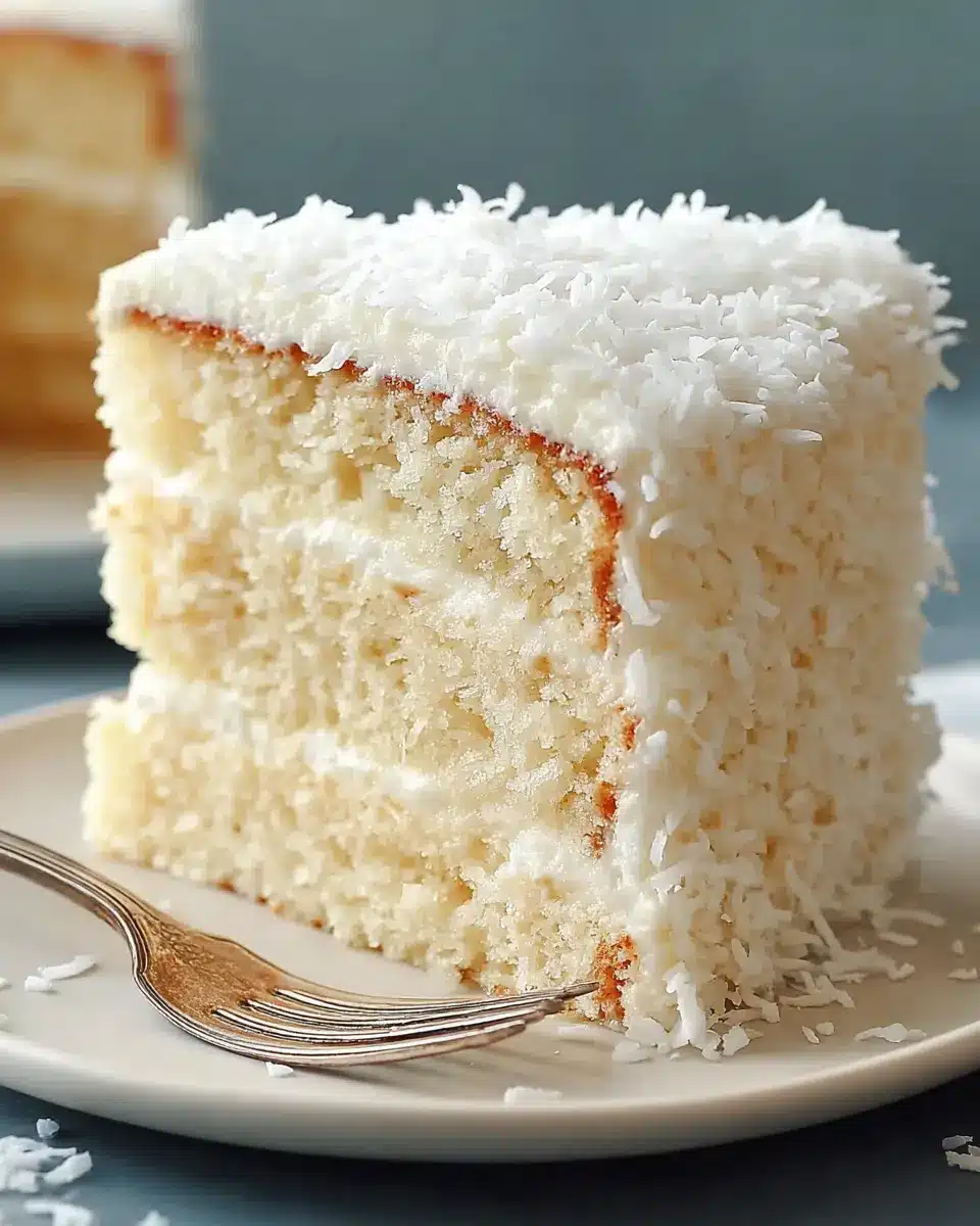 Old Fashioned Coconut Cake