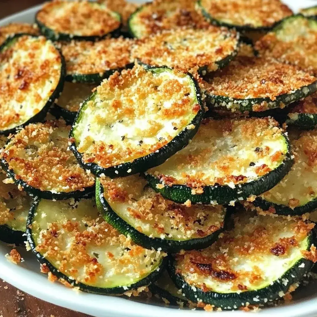 Parmesan Crusted Zucchini Chips