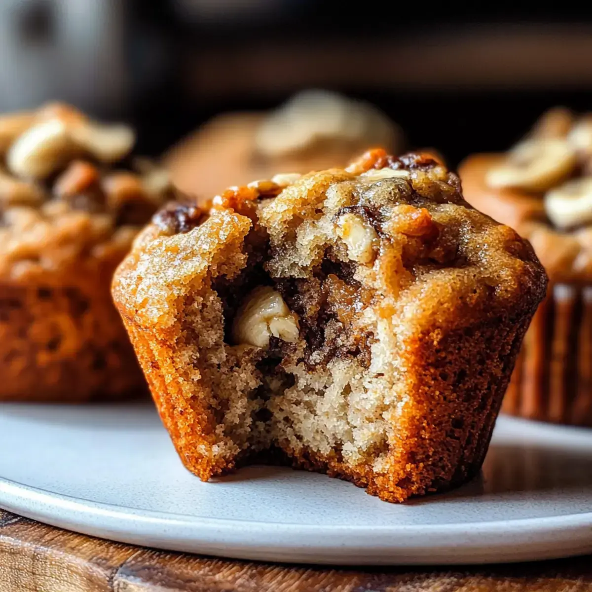 Peanut Butter Banana Muffins