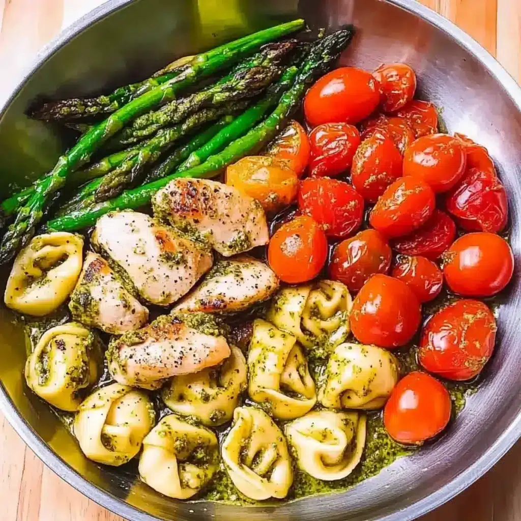 Ultimate Pesto Chicken Tortellini and Veggies for a Delicious Dinner
