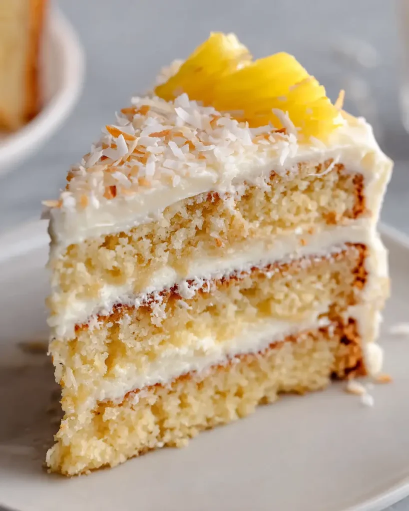 Pineapple Coconut Cake