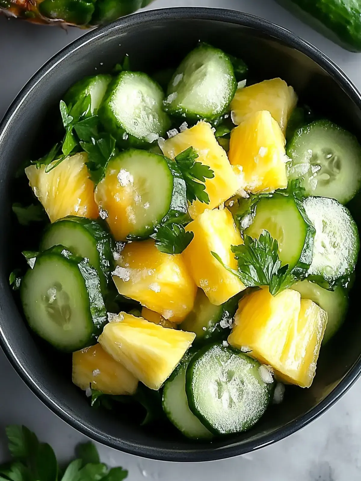 Pineapple Cucumber Salad