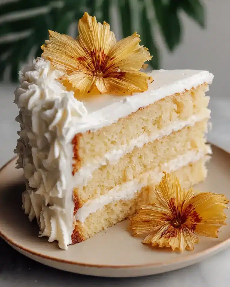 Sunny Pineapple Layer Cake
