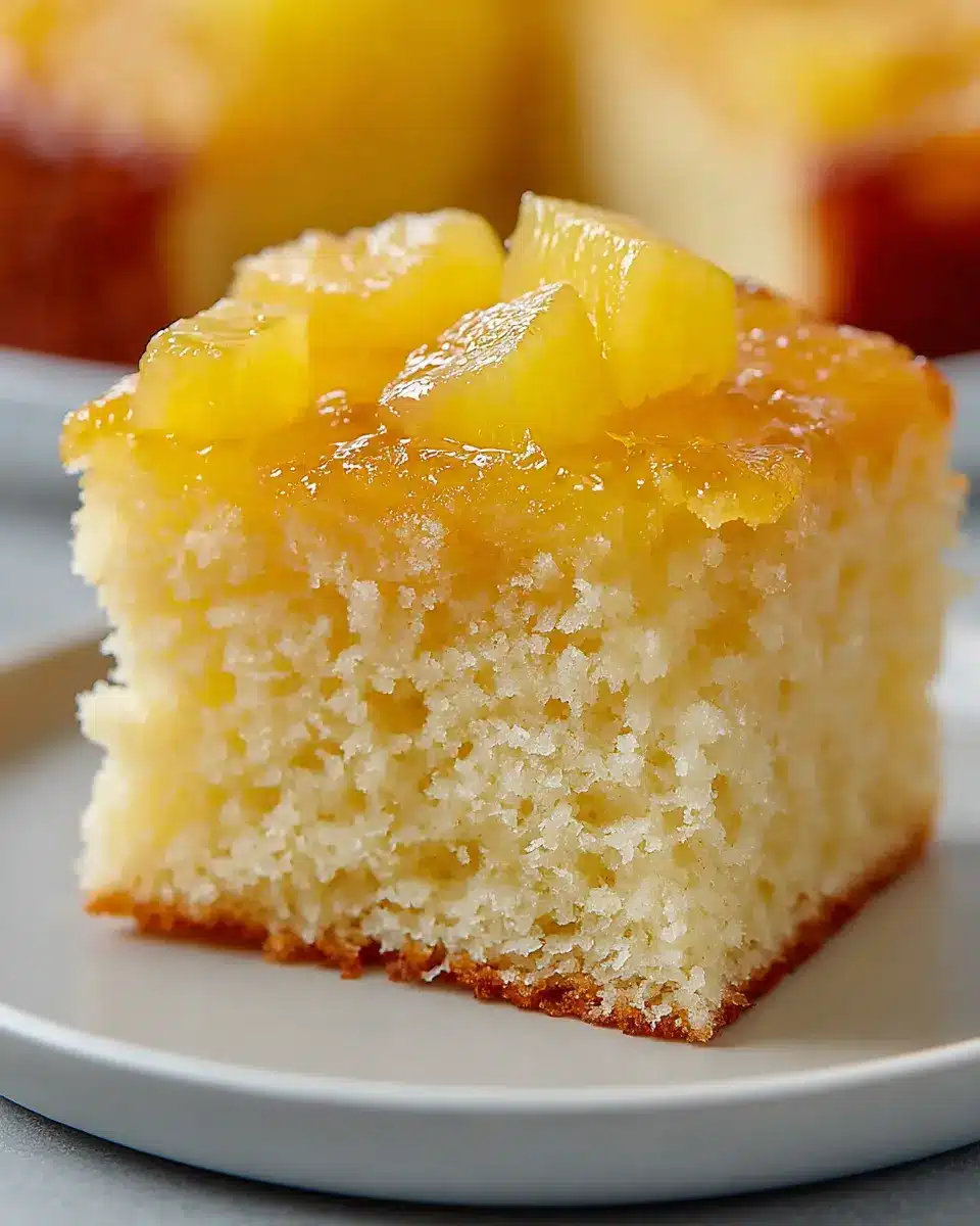 Pineapple Pound Cake
