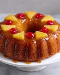 Pineapple Upside-Down Bundt Cake
