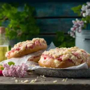 Rhubarb Crumble Tartlets