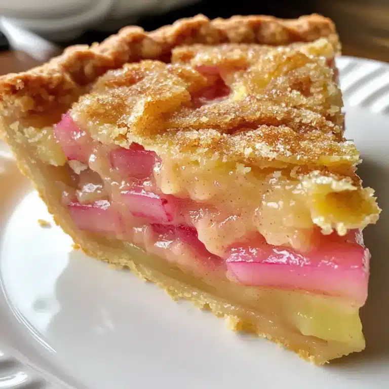 Rhubarb Lemon Pie