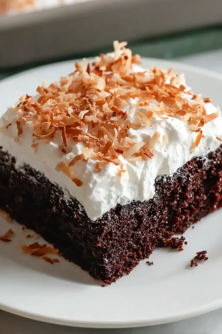 Coconut Chocolate Zucchini Cake