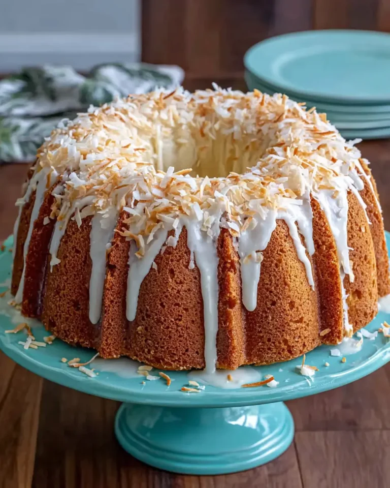 Rich Old Fashioned Coconut Bundt Cake