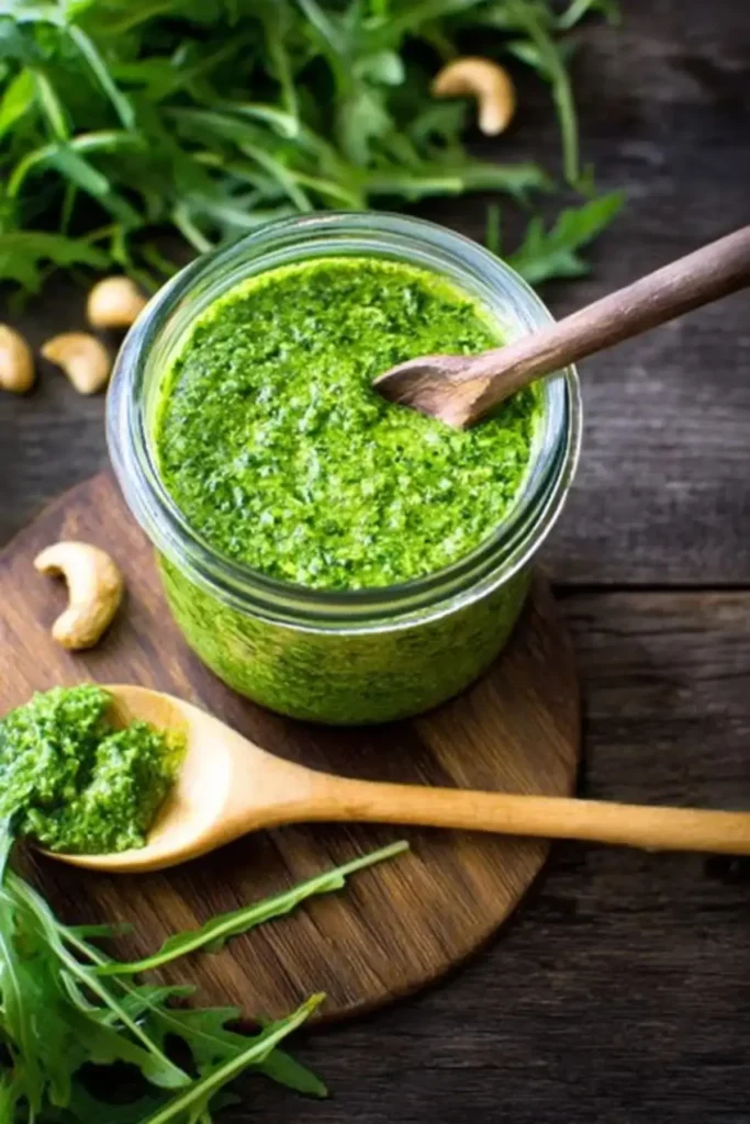 Rucola Pesto mit Cashewkernen