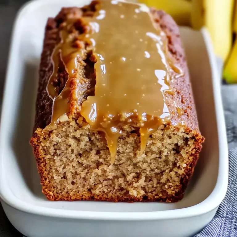 Salted Caramel Banana Bread