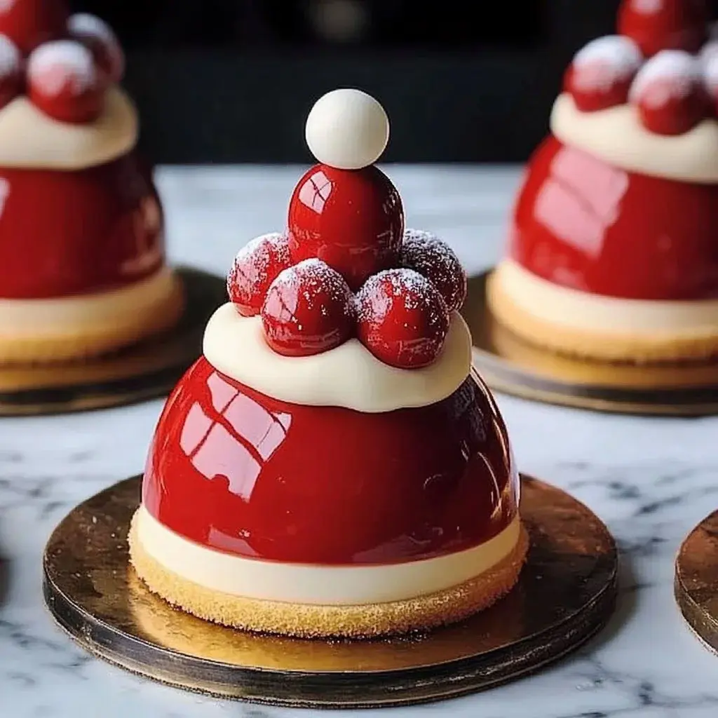 Santa Claus Dome Cakes