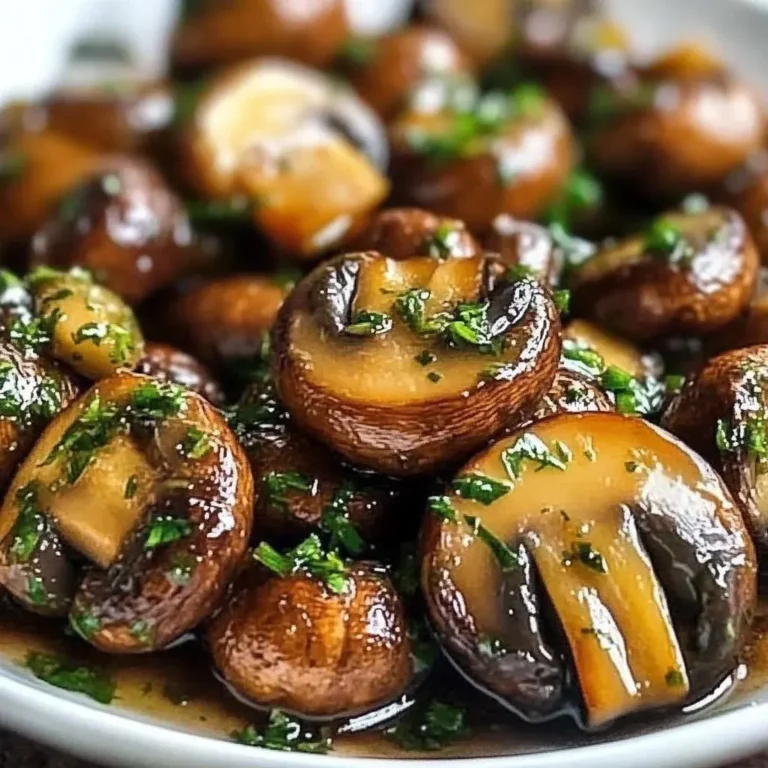 Savory Garlic Herb Mushrooms