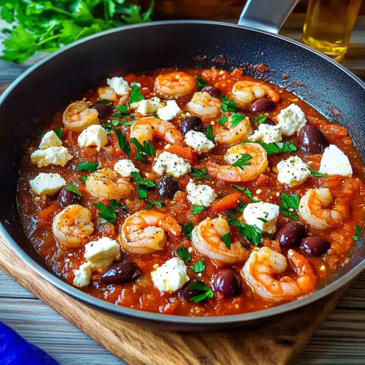 Shrimp Saganaki