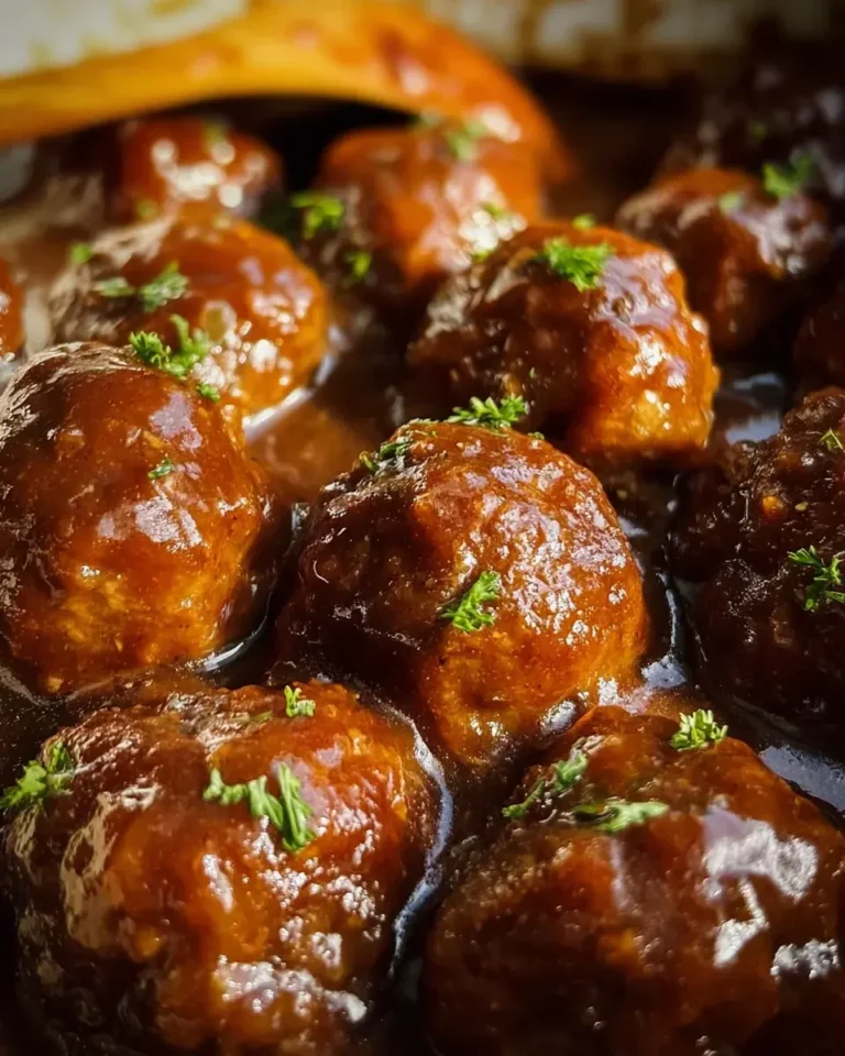 Slow Cooker Salisbury Steak Meatballs