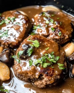 Slow Cooker Salisbury Steak Recipe
