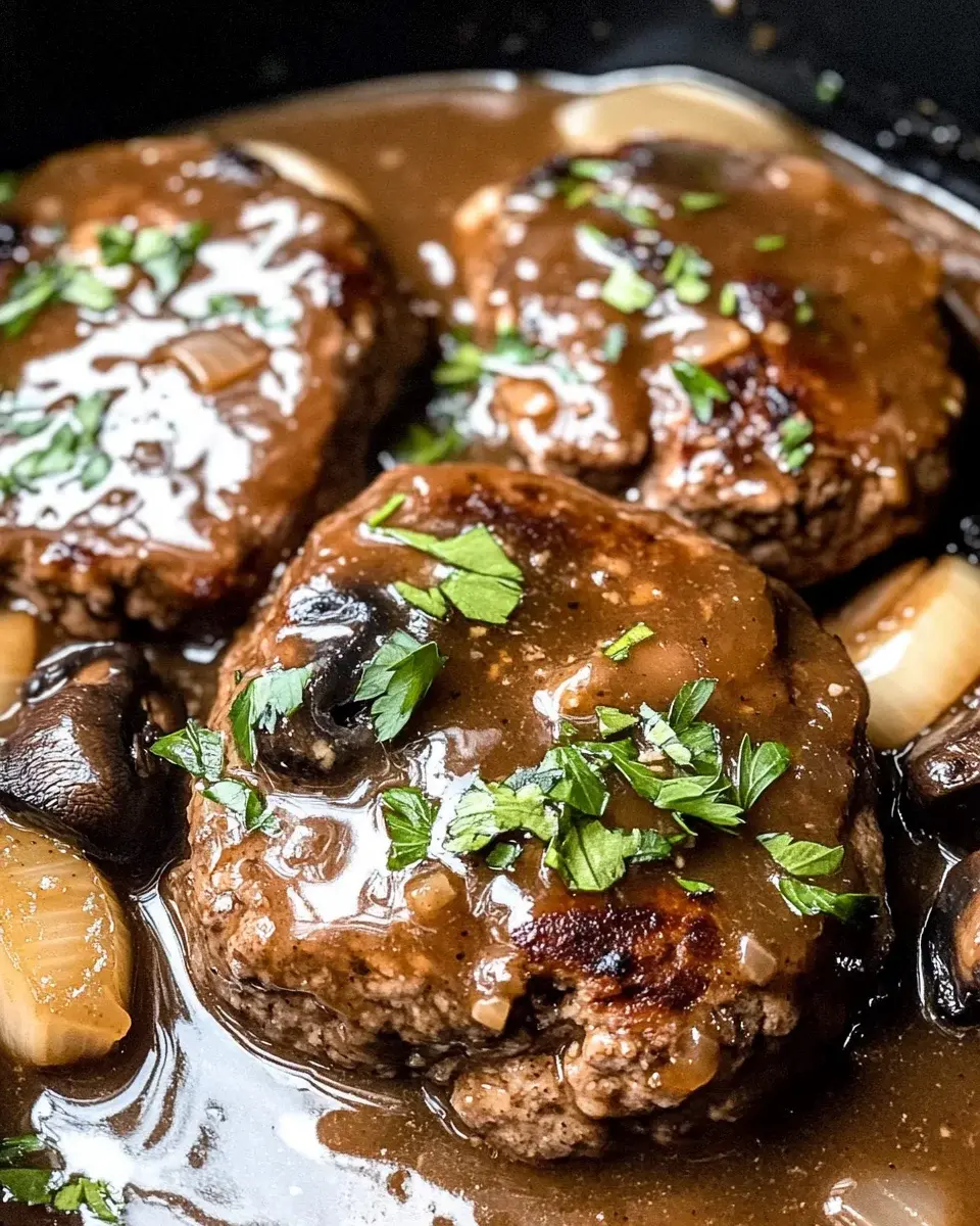 Slow Cooker Salisbury Steak Recipe