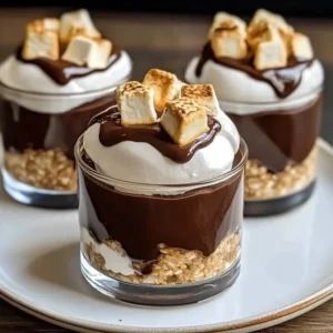 S’mores Pudding Shots