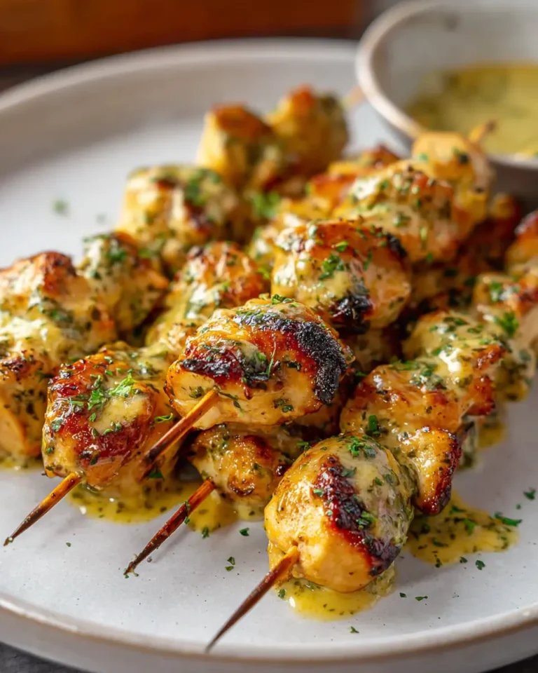 Spicy Air Fryer Chicken Skewers