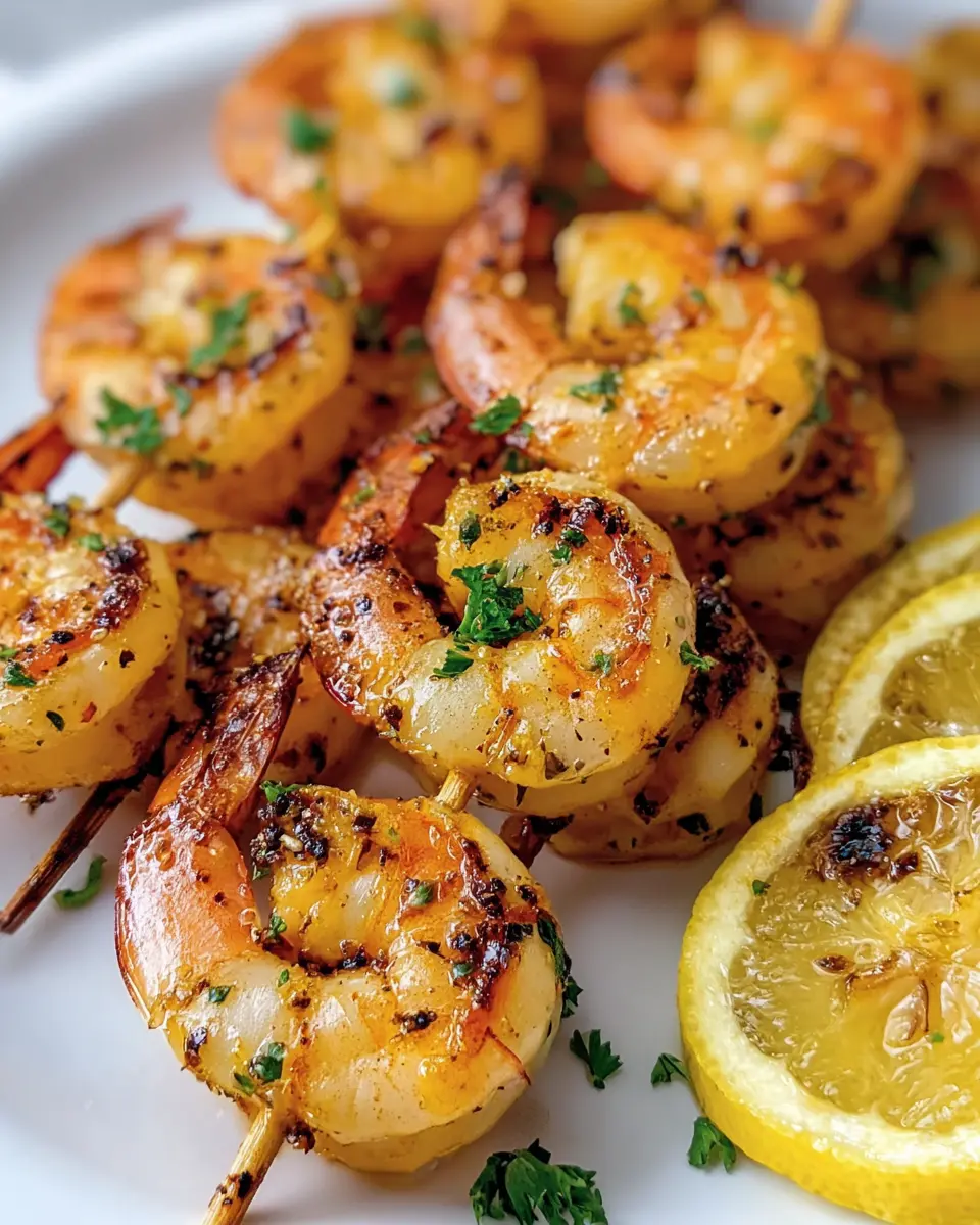Spicy Grilled Shrimp Kabobs