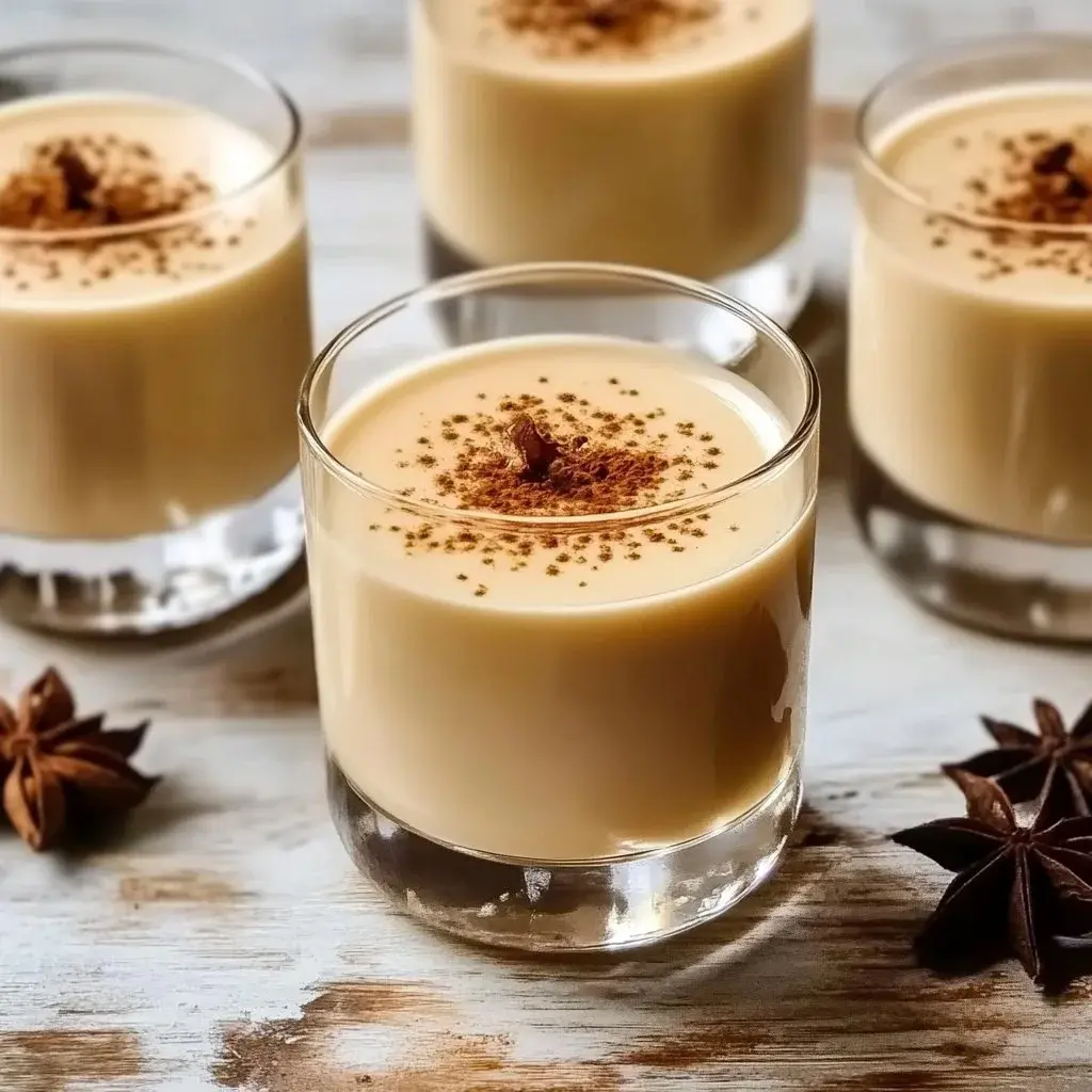Spiked Eggnog Cocktail