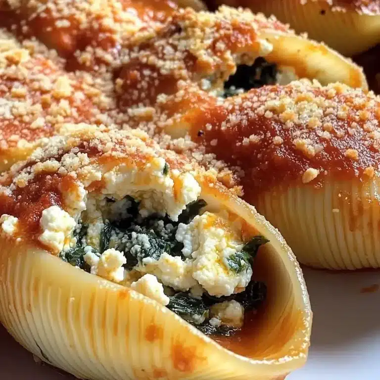 Spinach Ricotta Stuffed Shells