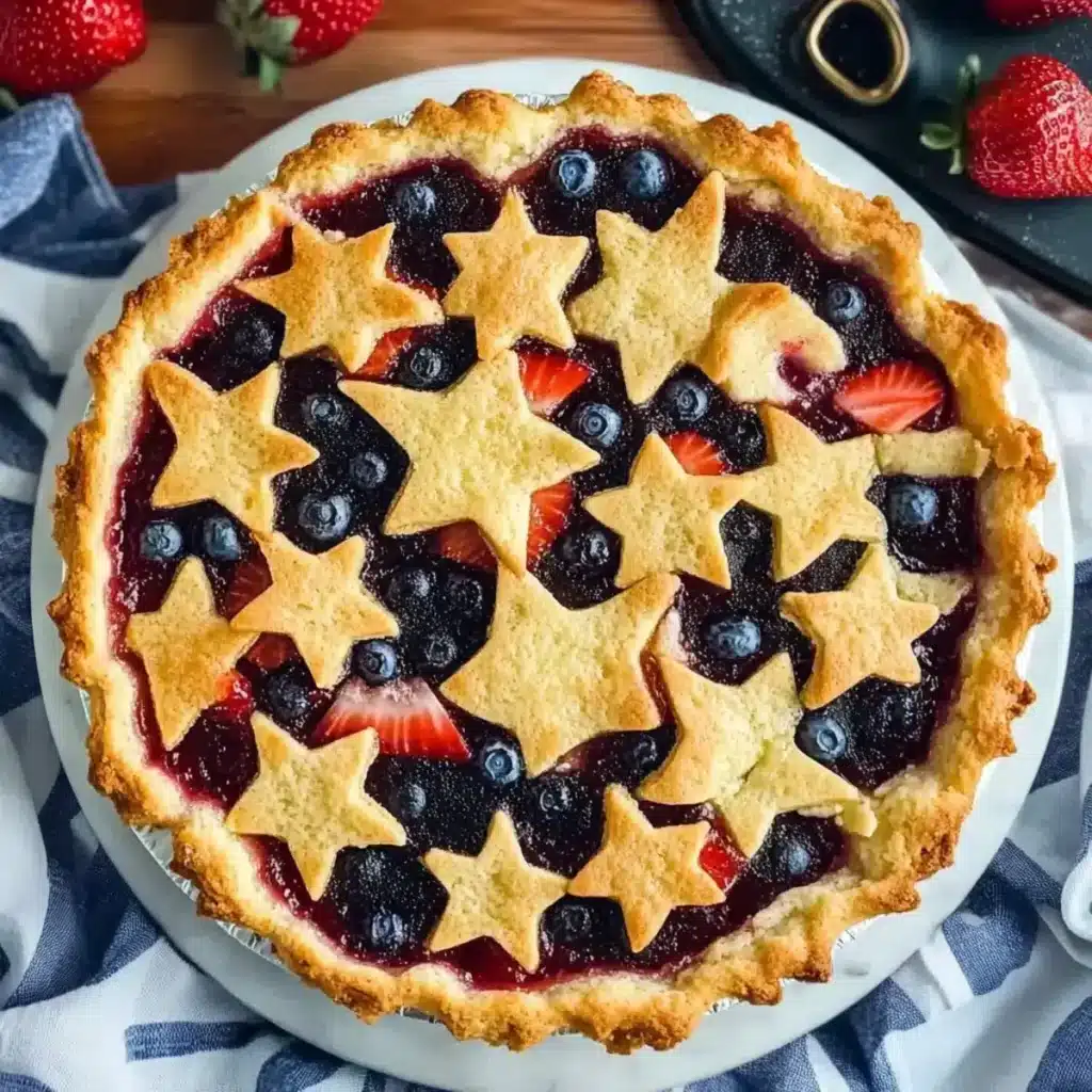 Strawberry Blueberry Pie