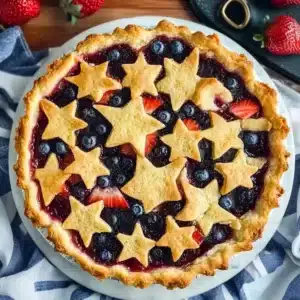 Strawberry Blueberry Pie
