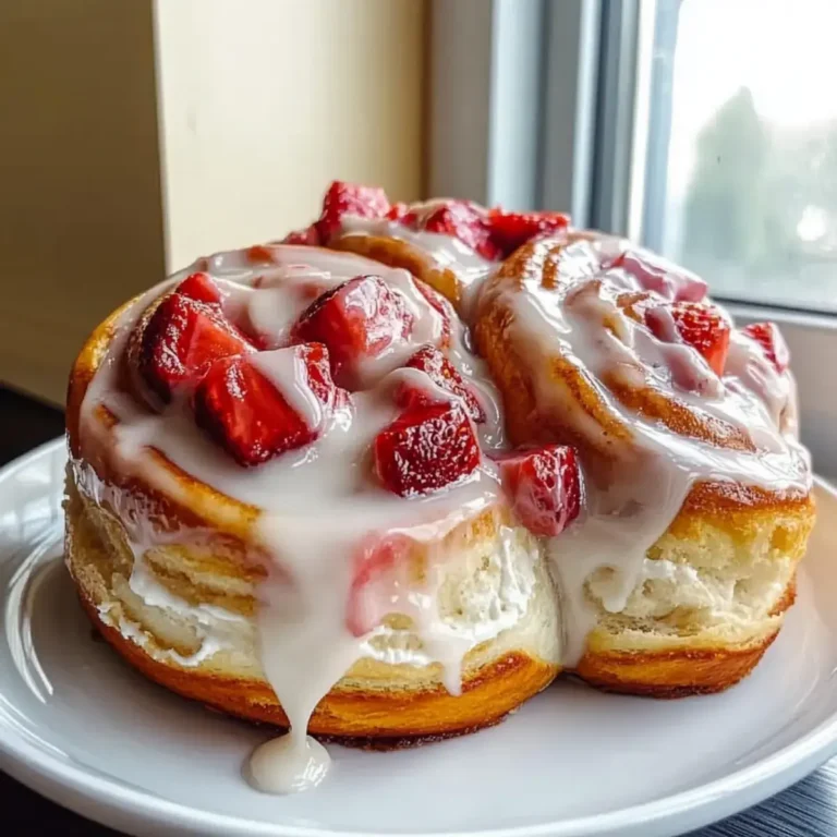 Strawberry Cheesecake Cinnabon Rolls