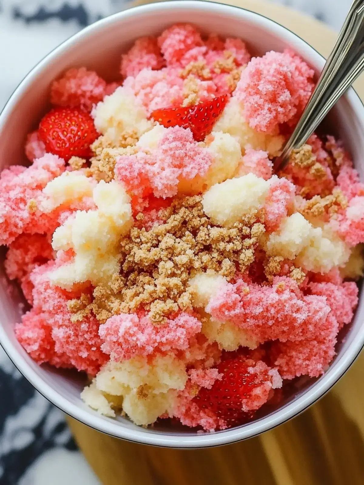 Strawberry Crunch Topping