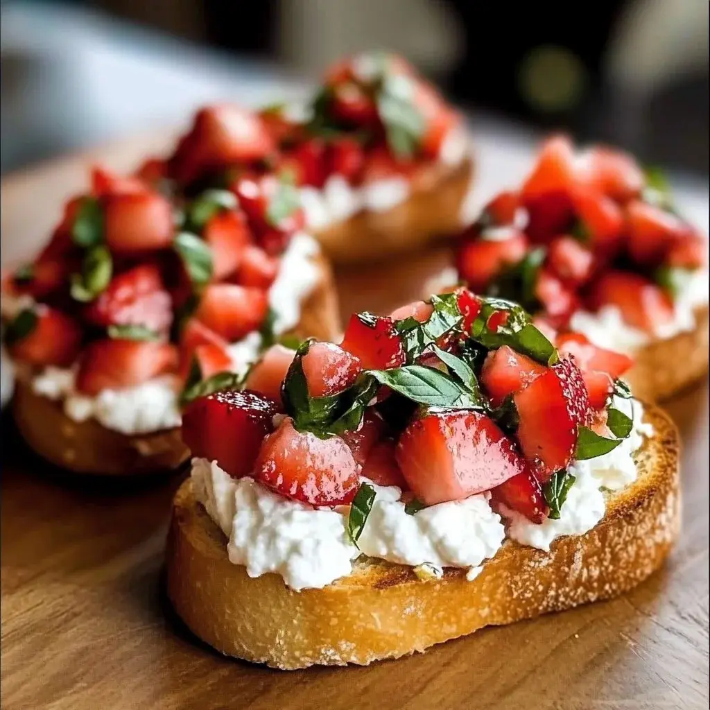 Strawberry Ricotta Bruschetta: A Fresh, Romantic Bite Everyone Will Love
