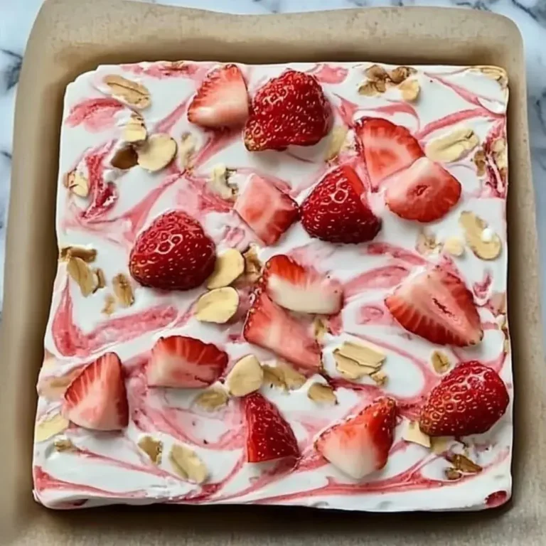 Irresistible Strawberry Yogurt Bark