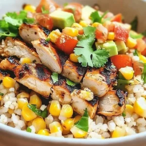 Street Corn Chicken Bowl