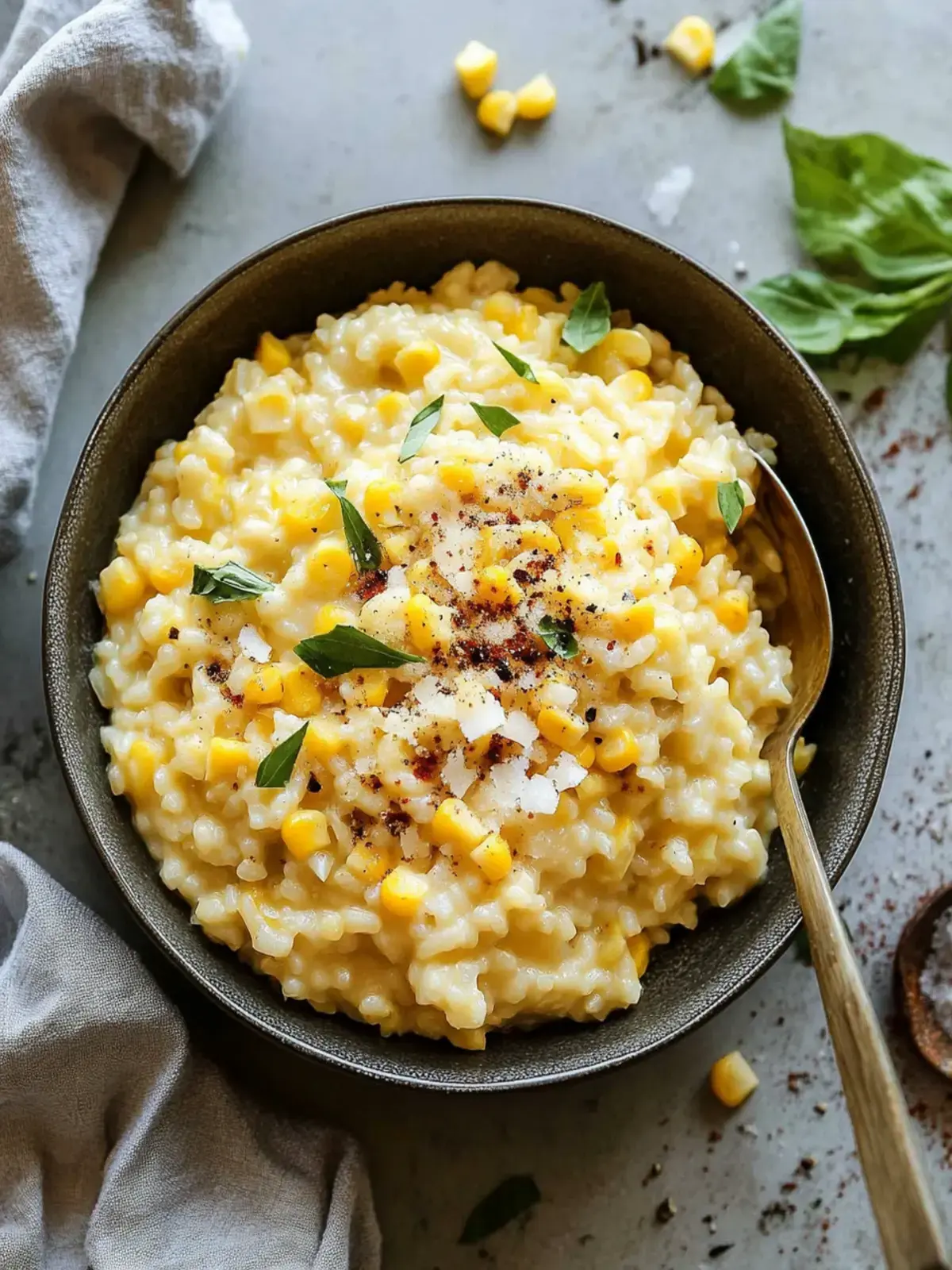 Sweet Corn Risotto