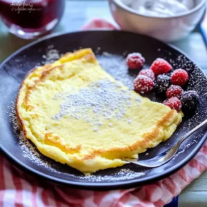 Fluffy Sweet Omelet: Your New Favorite Breadless French Toast