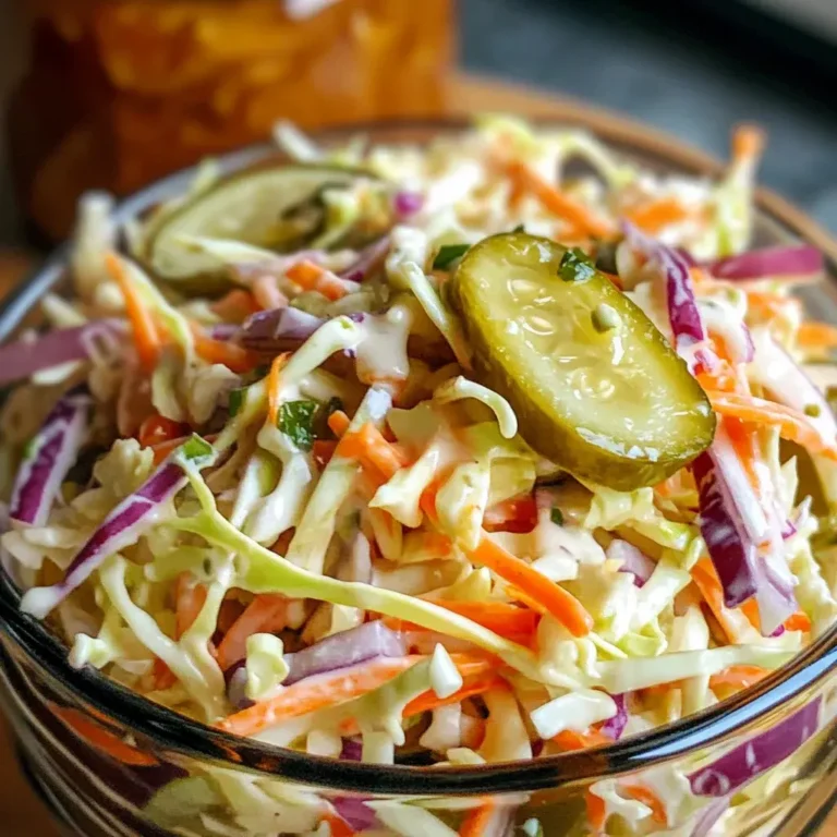 Sweet & Spicy Pickle Slaw